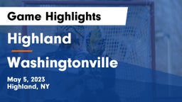 Highland  vs Washingtonville  Game Highlights - May 5, 2023