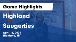 Highland  vs Saugerties  Game Highlights - April 11, 2024