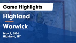 Highland  vs Warwick  Game Highlights - May 3, 2024
