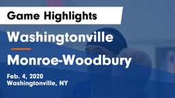Washingtonville  vs Monroe-Woodbury  Game Highlights - Feb. 4, 2020