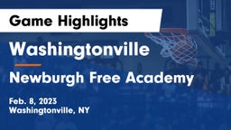 Washingtonville  vs Newburgh Free Academy  Game Highlights - Feb. 8, 2023