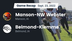 Recap: Manson-NW Webster  vs. Belmond-Klemme  2022