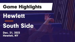 Hewlett  vs South Side  Game Highlights - Dec. 21, 2023