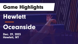 Hewlett  vs Oceanside  Game Highlights - Dec. 29, 2023