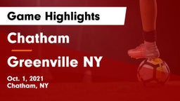 Chatham  vs Greenville NY Game Highlights - Oct. 1, 2021