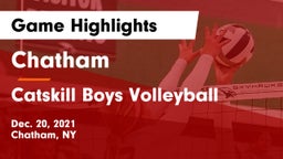 Chatham  vs Catskill Boys Volleyball Game Highlights - Dec. 20, 2021