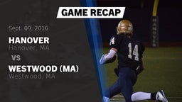 Recap: Hanover  vs. Westwood (MA)  2016