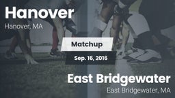 Matchup: Hanover vs. East Bridgewater  2016