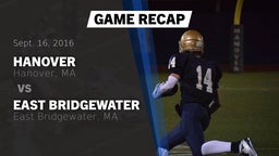 Recap: Hanover  vs. East Bridgewater  2016