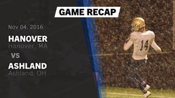 Recap: Hanover  vs. Ashland  2016