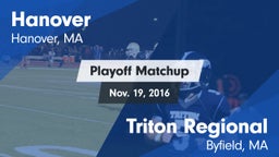 Matchup: Hanover vs. Triton Regional  2016