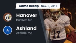Recap: Hanover  vs. Ashland  2017