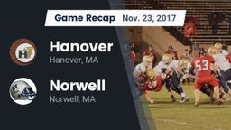 Recap: Hanover  vs. Norwell  2017