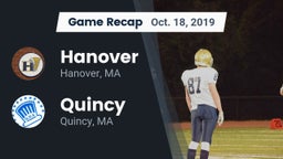 Recap: Hanover  vs. Quincy  2019