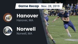 Recap: Hanover  vs. Norwell  2019