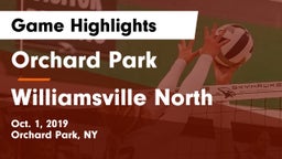 Orchard Park  vs Williamsville North  Game Highlights - Oct. 1, 2019