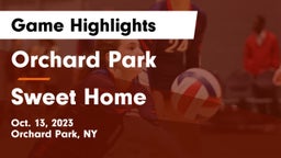 Orchard Park  vs Sweet Home  Game Highlights - Oct. 13, 2023