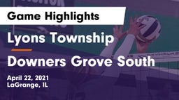 Lyons Township  vs Downers Grove South  Game Highlights - April 22, 2021