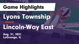 Lyons Township  vs Lincoln-Way East  Game Highlights - Aug. 31, 2021