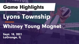 Lyons Township  vs Whitney Young Magnet  Game Highlights - Sept. 18, 2021