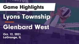 Lyons Township  vs Glenbard West  Game Highlights - Oct. 12, 2021
