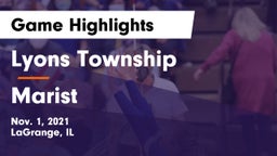 Lyons Township  vs Marist  Game Highlights - Nov. 1, 2021
