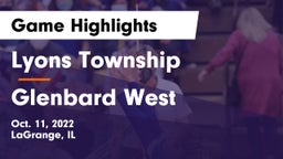 Lyons Township  vs Glenbard West  Game Highlights - Oct. 11, 2022
