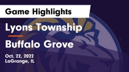 Lyons Township  vs Buffalo Grove  Game Highlights - Oct. 22, 2022