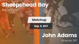 Matchup: Sheepshead Bay vs. John Adams  2017