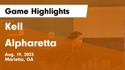 Kell  vs Alpharetta  Game Highlights - Aug. 19, 2023