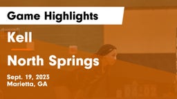 Kell  vs North Springs Game Highlights - Sept. 19, 2023