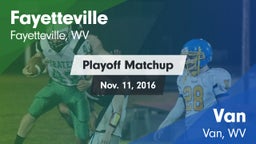 Matchup: Fayetteville vs. Van  2016