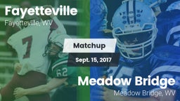 Matchup: Fayetteville vs. Meadow Bridge  2017