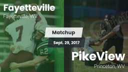 Matchup: Fayetteville vs. PikeView  2017