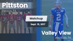 Matchup: Pittston vs. Valley View  2017