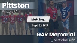 Matchup: Pittston vs. GAR Memorial  2017