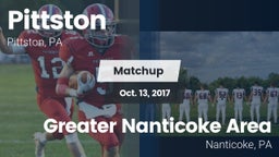 Matchup: Pittston vs. Greater Nanticoke Area  2017