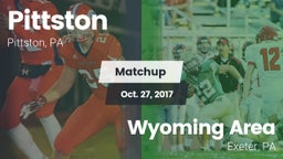 Matchup: Pittston vs. Wyoming Area  2017