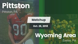 Matchup: Pittston vs. Wyoming Area  2018