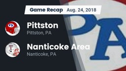 Recap: Pittston  vs. Nanticoke Area  2018