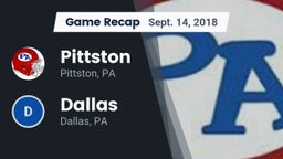 Recap: Pittston  vs. Dallas  2018