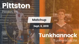 Matchup: Pittston vs. Tunkhannock  2019
