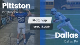 Matchup: Pittston vs. Dallas  2019