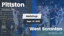Matchup: Pittston vs. West Scranton  2019