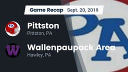Recap: Pittston  vs. Wallenpaupack Area  2019