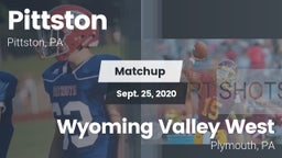 Matchup: Pittston vs. Wyoming Valley West  2020