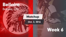 Matchup: Bellaire vs. Week 6 2016