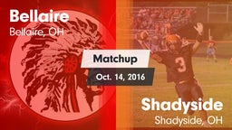 Matchup: Bellaire vs. Shadyside  2016