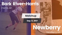 Matchup: Bark River-Harris vs. Newberry  2017