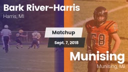 Matchup: Bark River-Harris vs. Munising  2018